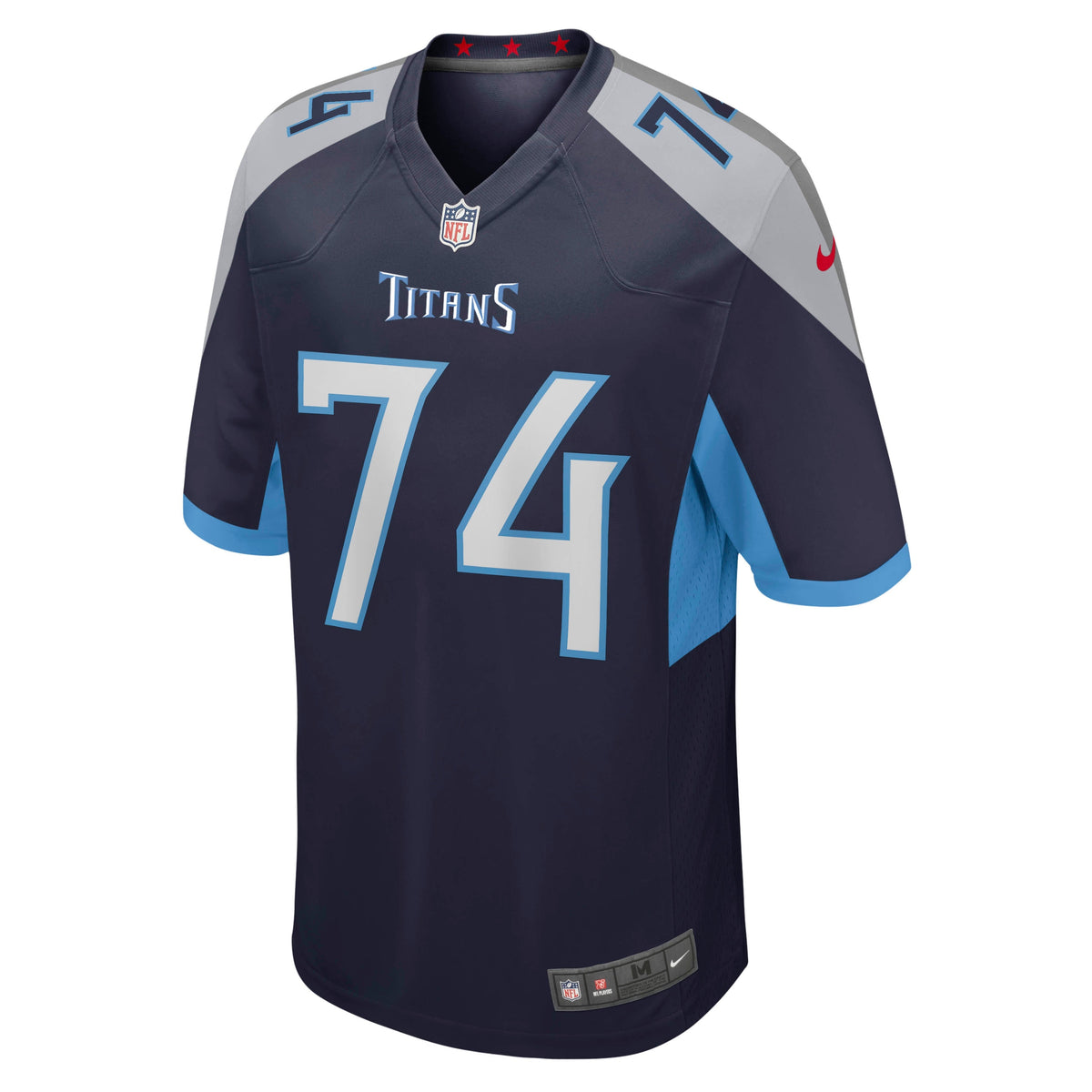 Bruce Matthews Tennessee Titans Nike Retired Jersey - Navy football jersey product view 2