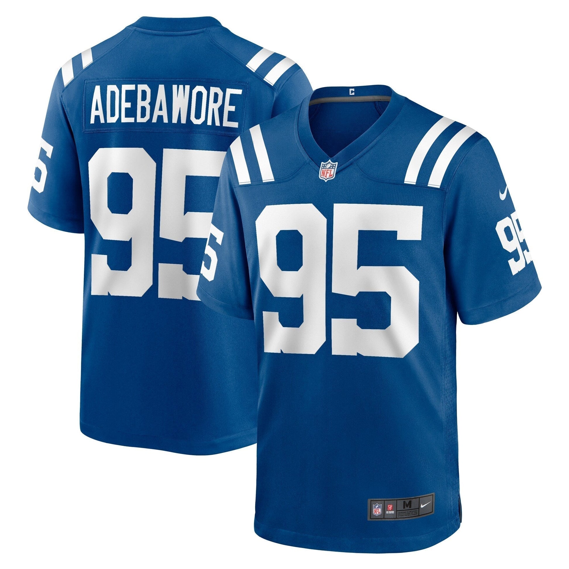 Adetomiwa Adebawore Indianapolis Colts Nike Team Game Jersey - Royal football jersey product view 1
