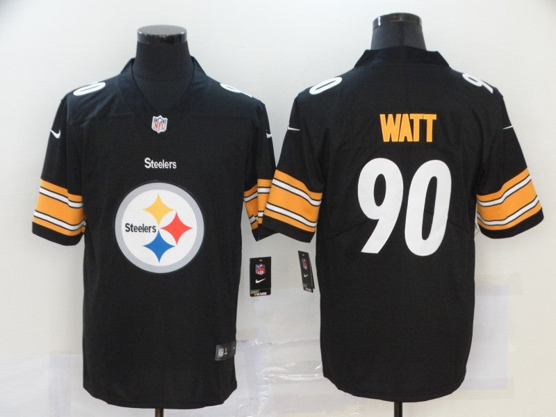 Men's Pittsburgh Steelers T.J. Watt Black Alternate Player Game Jersey1 football jersey product view 1