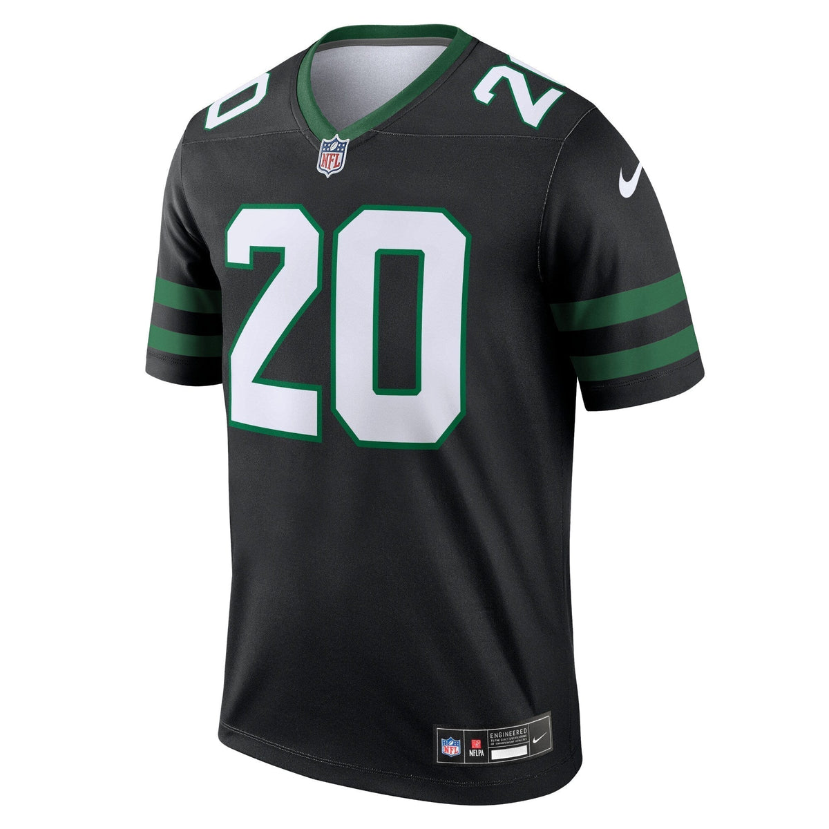 Breece Hall New York Jets Nike Alternate Legend Jersey - Legacy Black football jersey product view 2