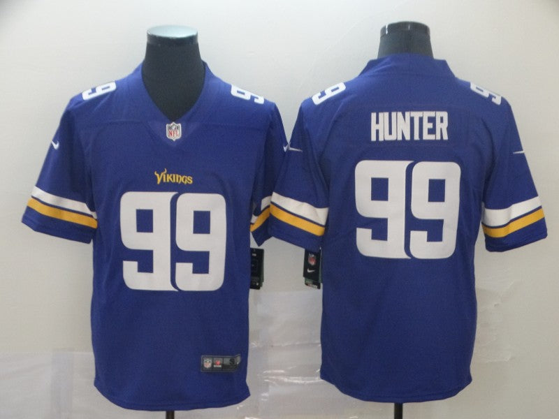 Men's Minnesota Vikings Danielle Hunter #99 Purple Game Jersey1 football jersey product view 1