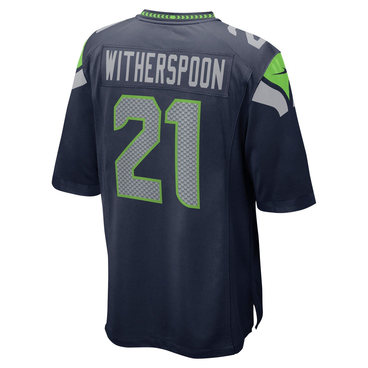 Devon Witherspoon Seattle Seahawks Nike 2023 NFL Draft First Round Pick Game Jersey - College Navy football jersey product view 3