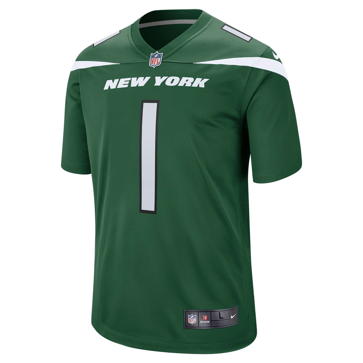 Ahmad Sauce Gardner New York Jets Nike Game Jersey - Green football jersey product view 2