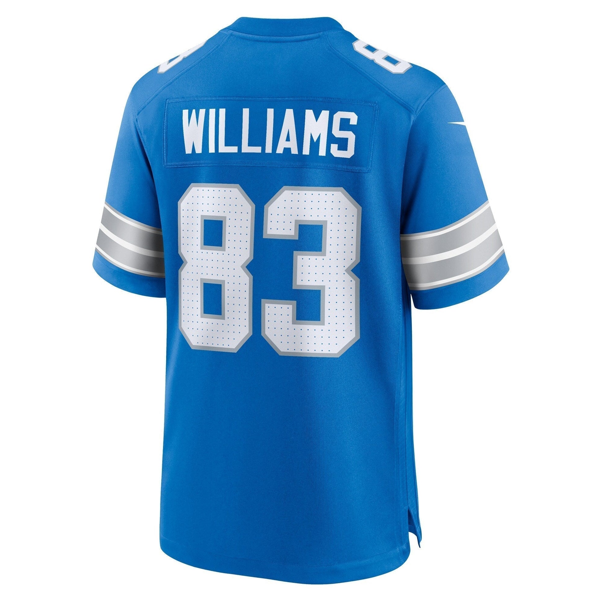 Isaiah Williams Detroit Lions Nike Game Jersey - Blue football jersey product view 3