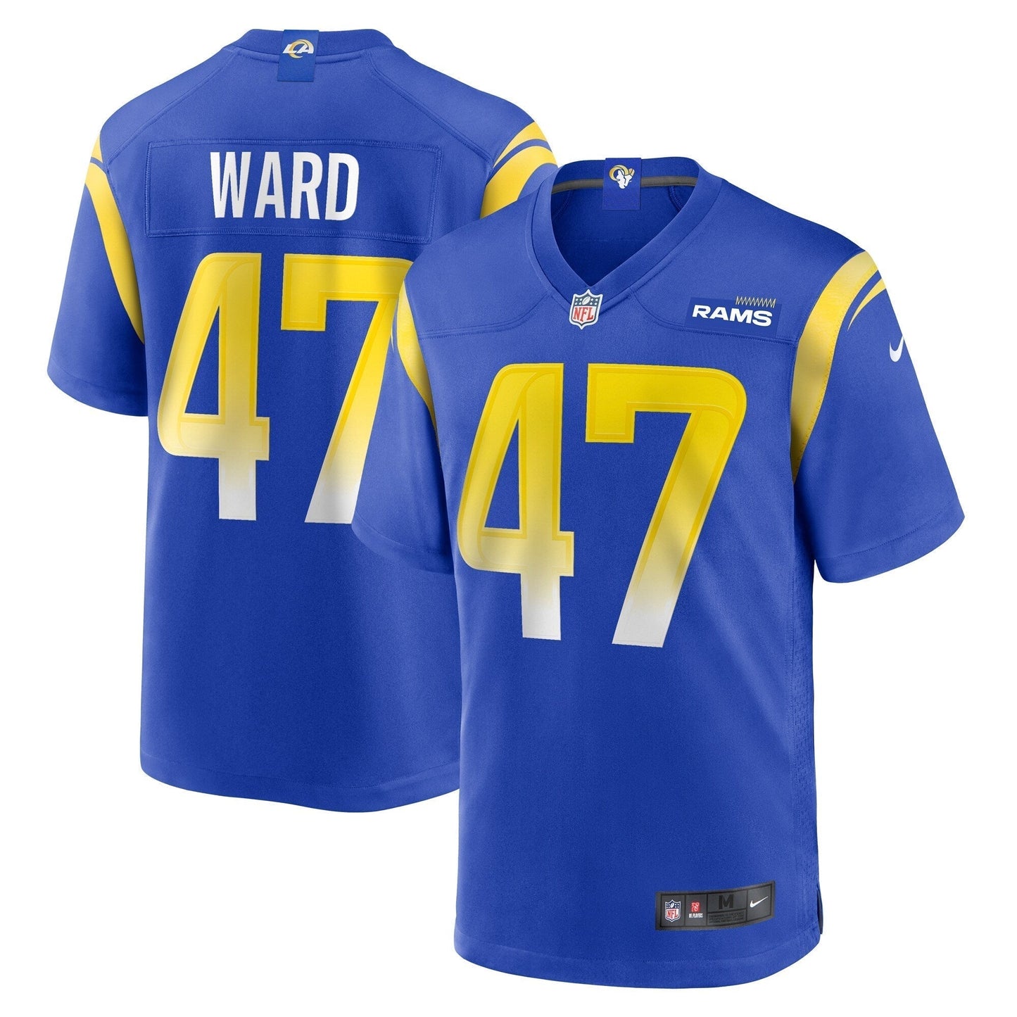 Alex Ward Los Angeles Rams Nike Home Game Jersey - Royal football jersey product view 1