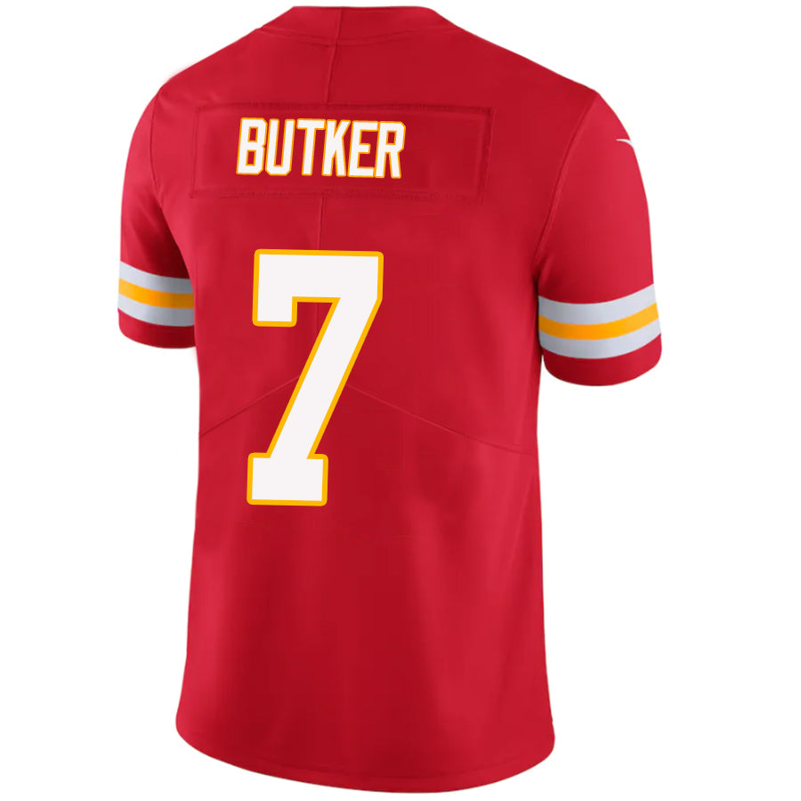 KC.Chiefs #7 Harrison Butker Player Red Vapor F.U.S.E. Limited Stitched Football Jerseys football jersey product view 1