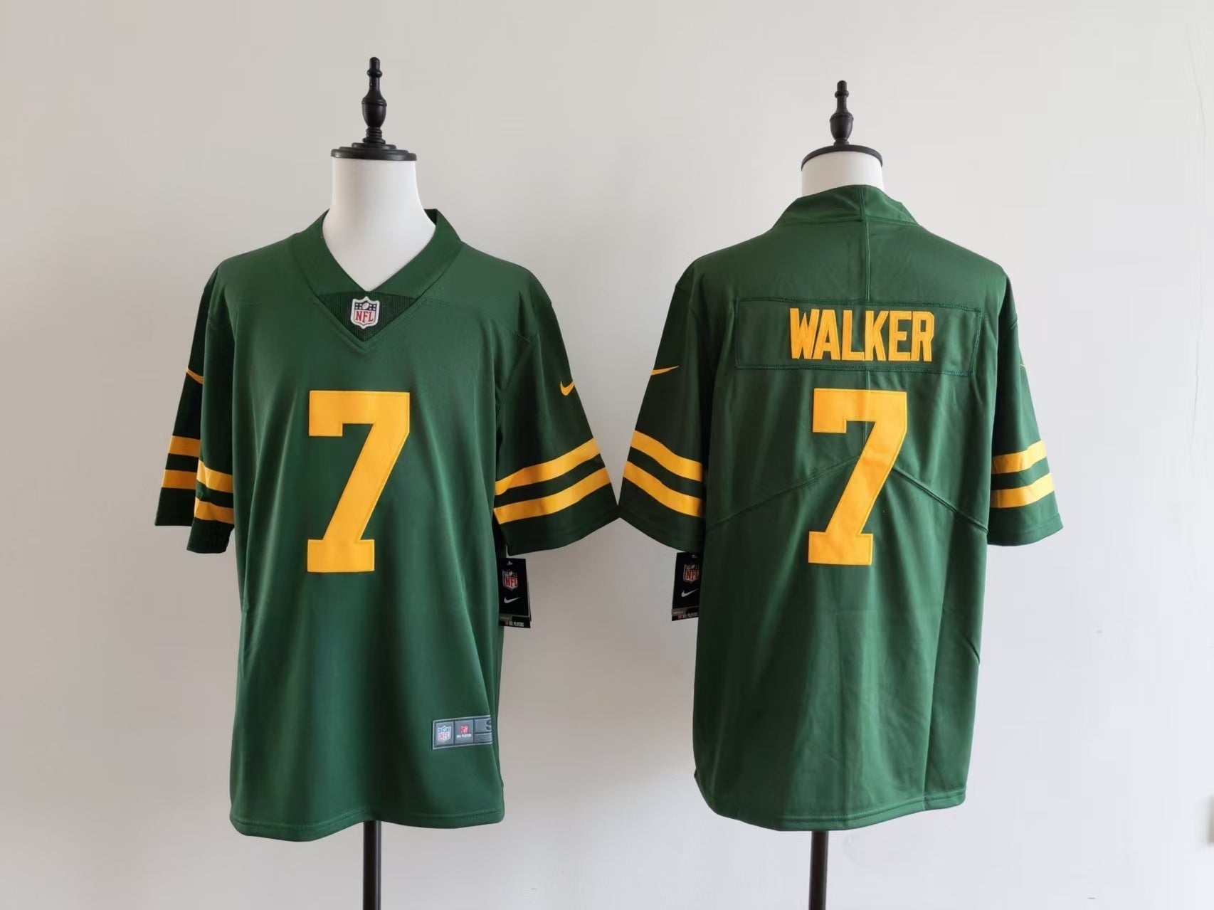 Men's Green Bay Packers Quay Walker Nike Jersey football jersey product view 1