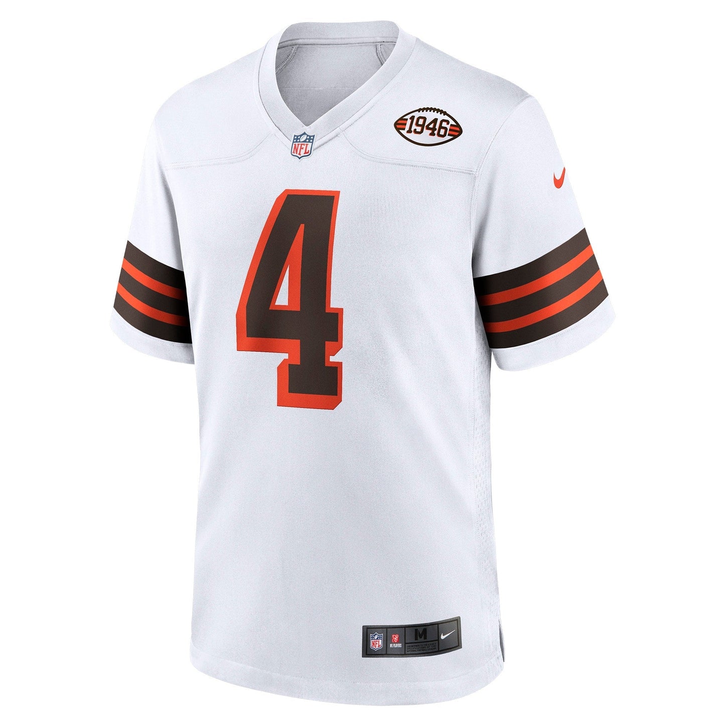 Deshaun Watson Cleveland Browns Nike Alternate Game Jersey - White football jersey product view 2