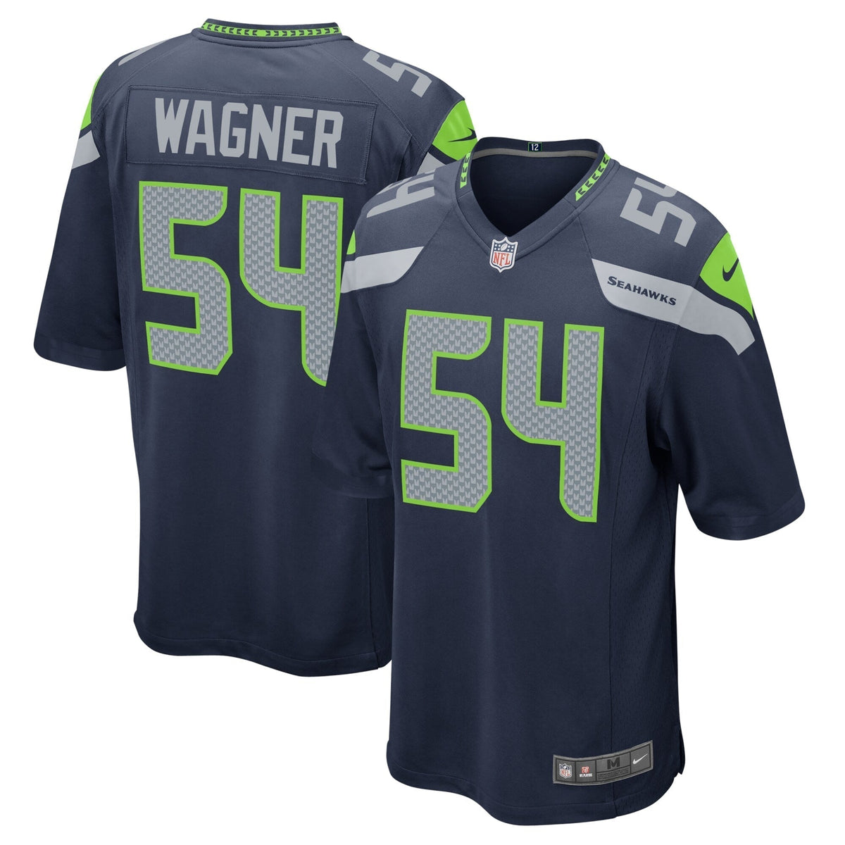 Bobby Wagner Seattle Seahawks Nike Game Team Jersey - College Navy football jersey product view 1