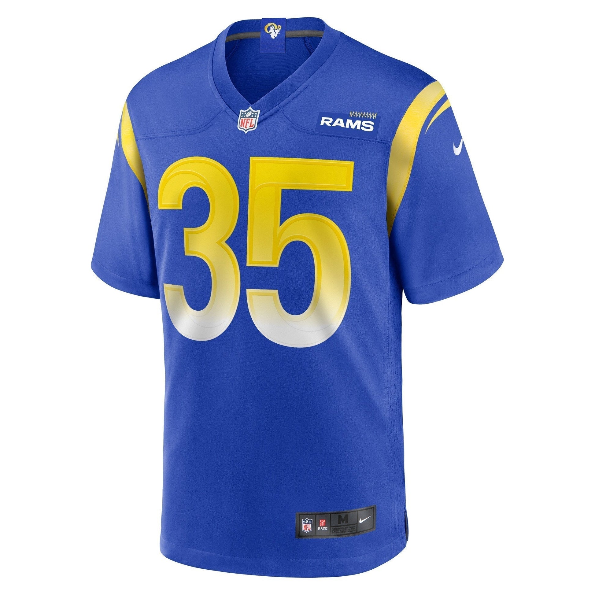 Jake Hummel Los Angeles Rams Nike Game Jersey - Royal football jersey product view 2