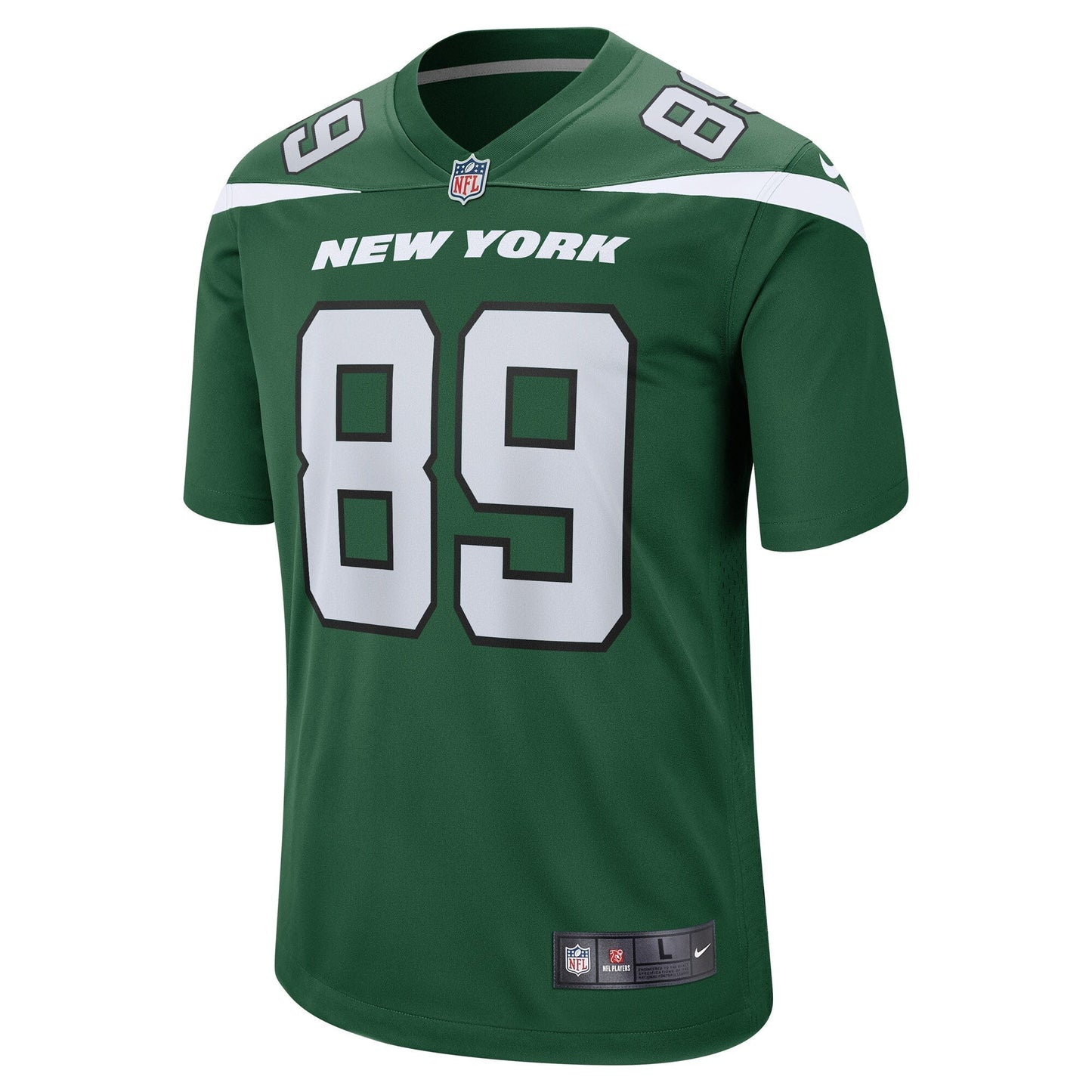 Jeremy Ruckert New York Jets Nike Game Jersey - Gotham Green football jersey product view 2