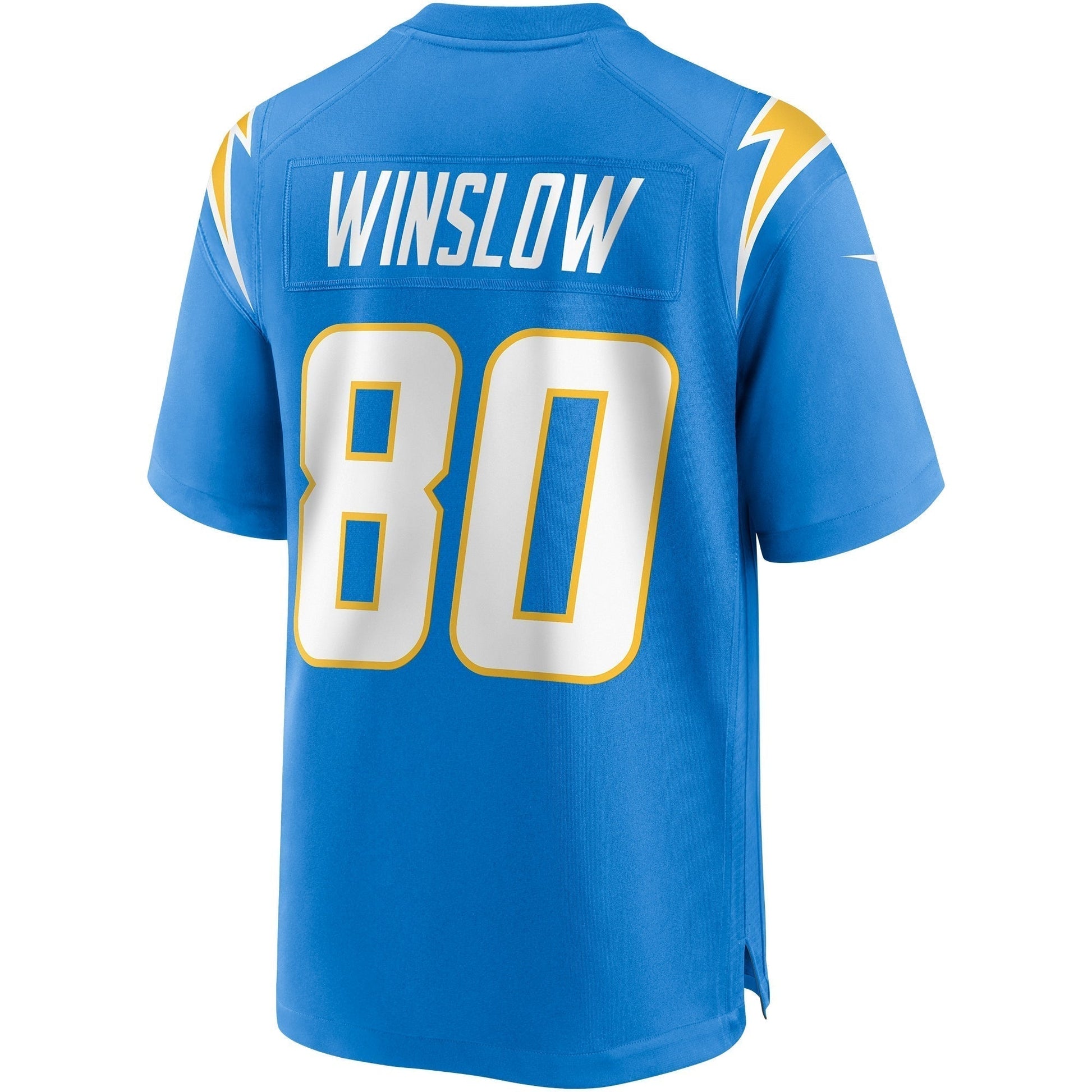 Kellen Winslow Los Angeles Chargers Nike Game Retired Jersey - Powder Blue football jersey product view 3