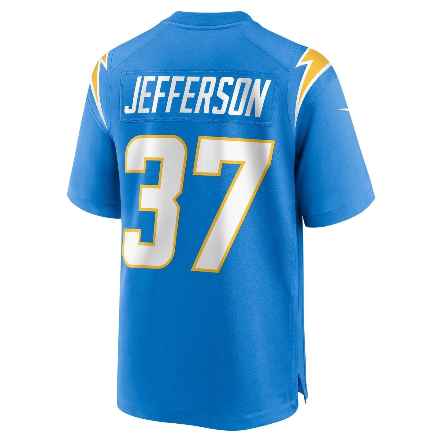 Tony Jefferson Los Angeles Chargers Nike Team Game Jersey - Powder Blue football jersey product view 3