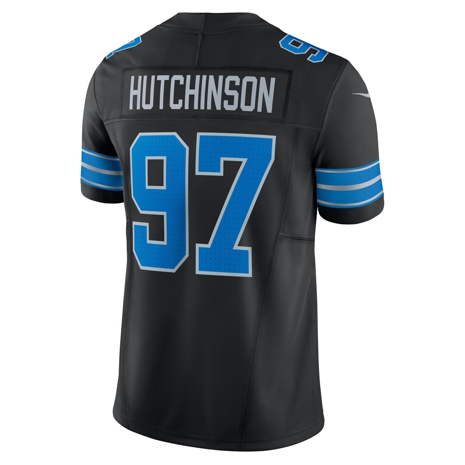 Aidan Hutchinson Detroit Lions Nike 2nd Alternate Vapor F.U.S.E. Limited Jersey - Black football jersey product view 3