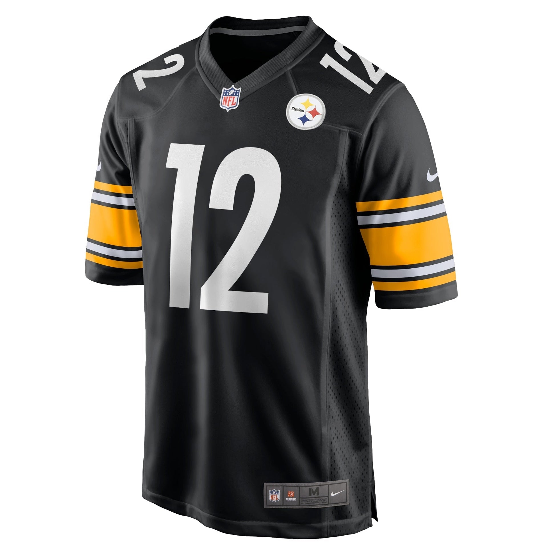Terry Bradshaw Pittsburgh Steelers Nike Retired Game Jersey - Black football jersey product view 2