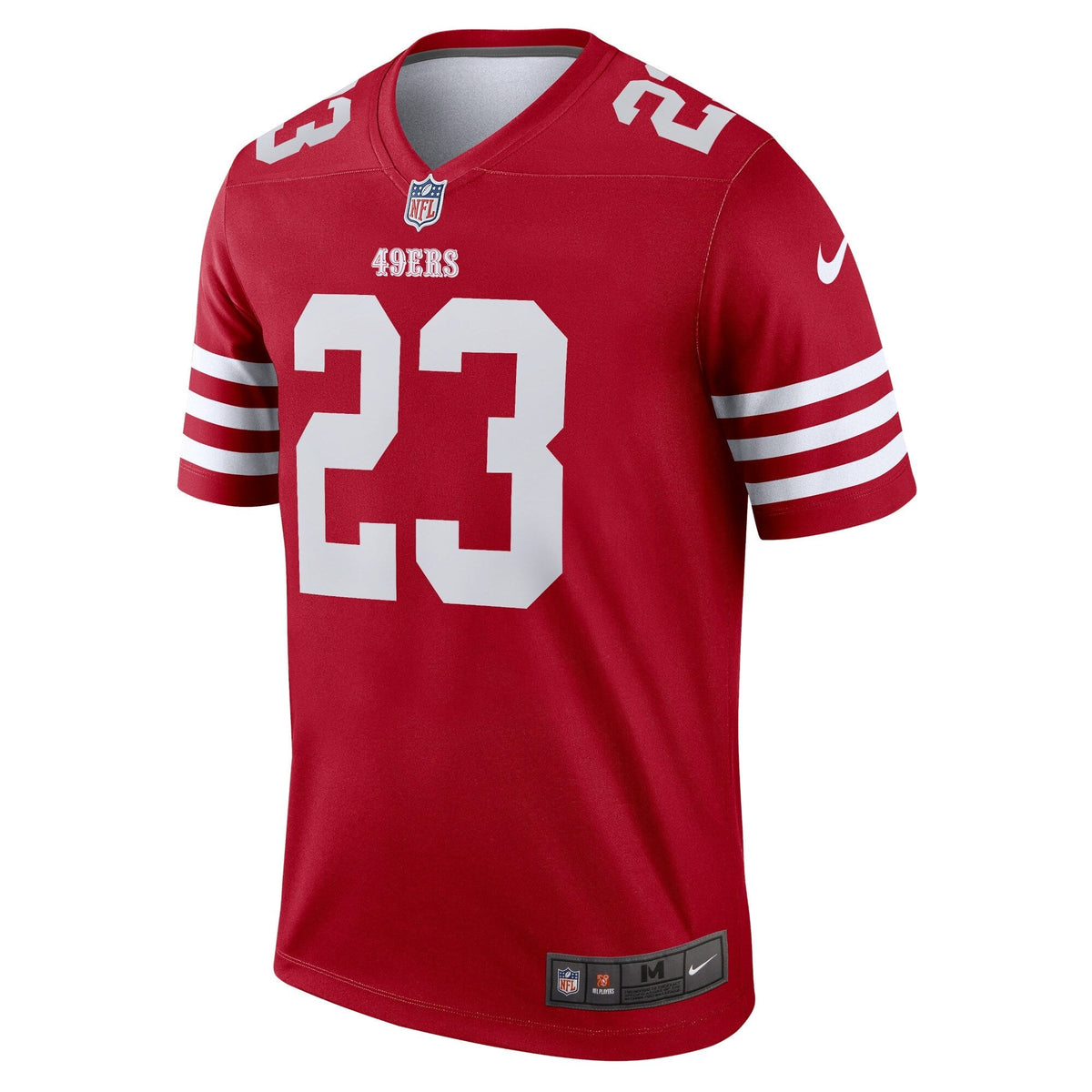 Christian McCaffrey San Francisco 49ers Nike Legend Jersey - Scarlet football jersey product view 2