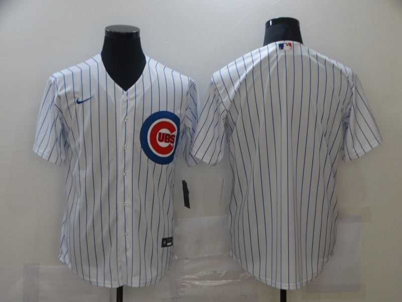 Men's Chicago Cubs White Home Blank Replica Jersey1 baseball jersey product view 1
