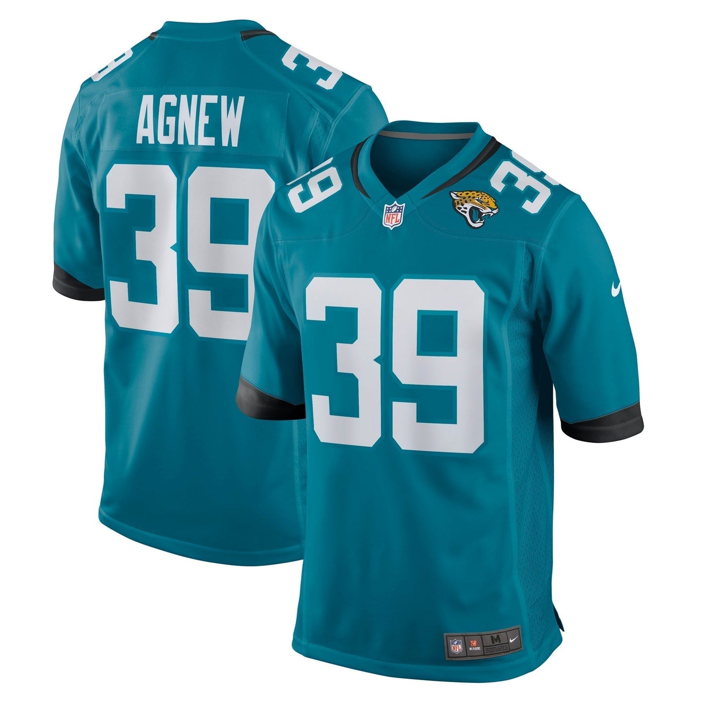 Jamal Agnew Jacksonville Jaguars Nike Game Jersey - Teal football jersey product view 1