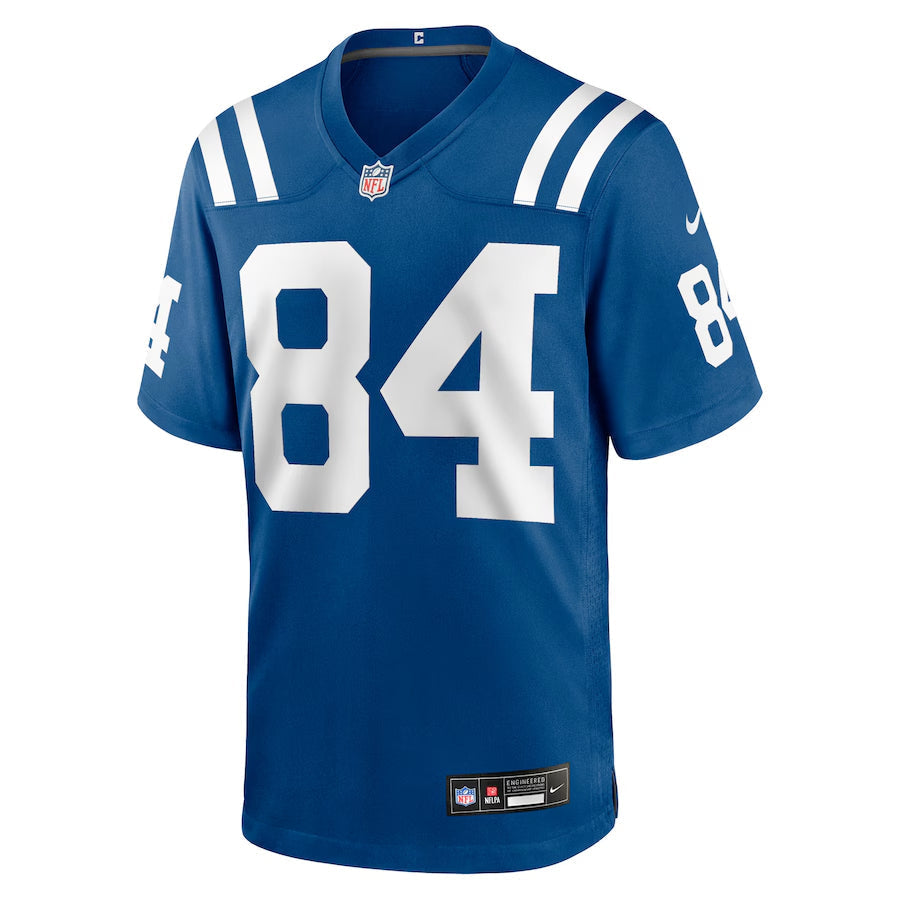 Men's Indianapolis Colts Tyler Warren Nike Royal 2025 NFL Draft First Round Pick Game Jersey football jersey product view 2