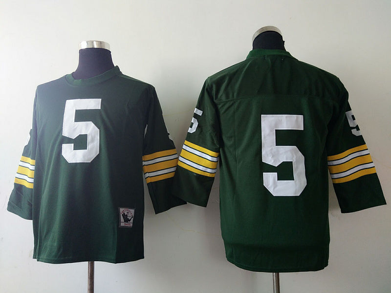 Men's Green Bay Packers Paul Hornung Green Legacy Replica Player Jersey1 football jersey product view 1