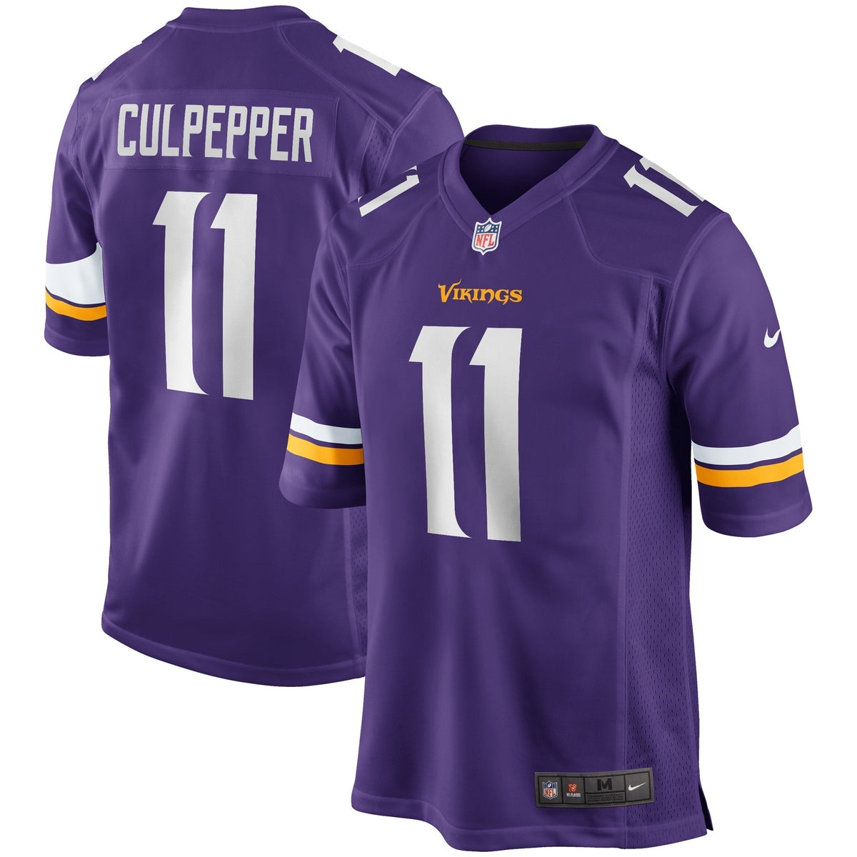 Daunte Culpepper Minnesota Vikings Nike Game Retired Jersey - Purple football jersey product view 1
