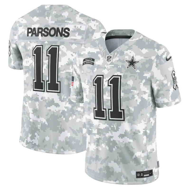 Micah Parsons Dallas Cowboys Salute To Service 2024 Jersey football jersey product view 1