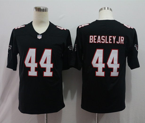 Men's Atlanta Falcons Vic Beasley Jr #44 Black Game Jersey1 football jersey product view 1