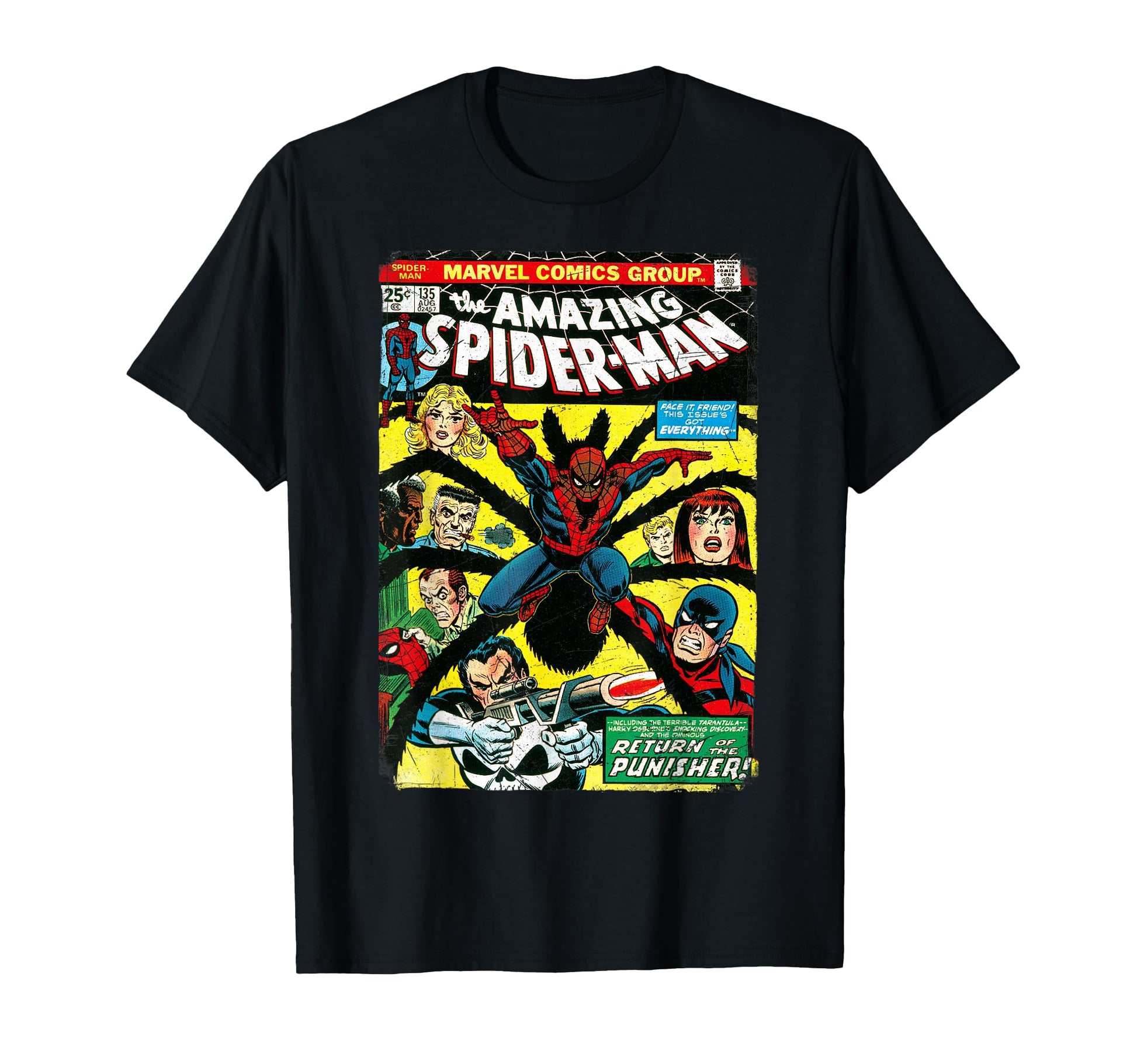 Comic Lover Apparel  Classic Web Hero Cover Graphic Tee - T-Shirt, Sweatshirt, Hoodie