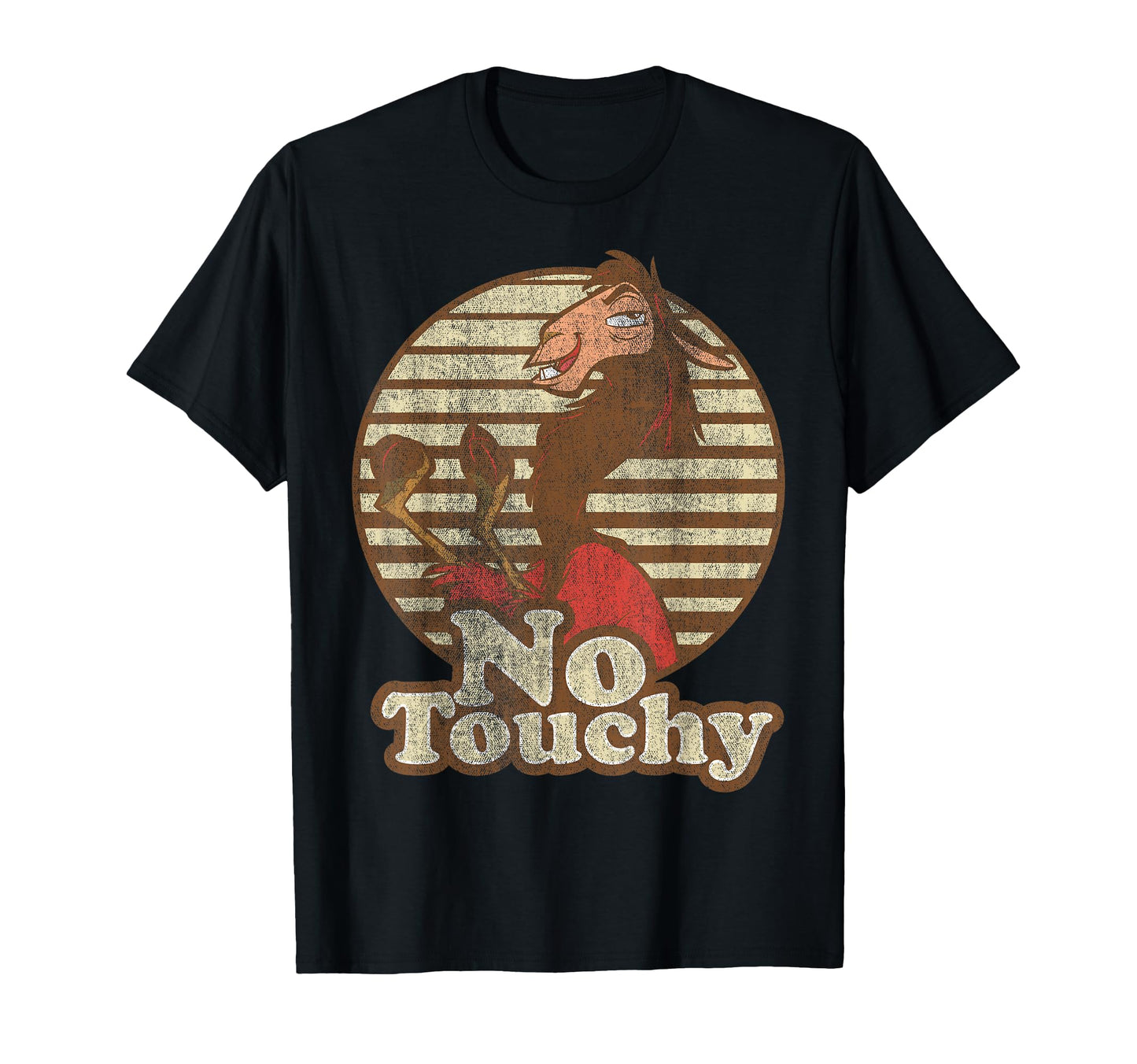 Llama Emperor Fan Shirt  No Touchy Short Sleeve Graphic Tee - T-Shirt, Sweatshirt, Hoodie