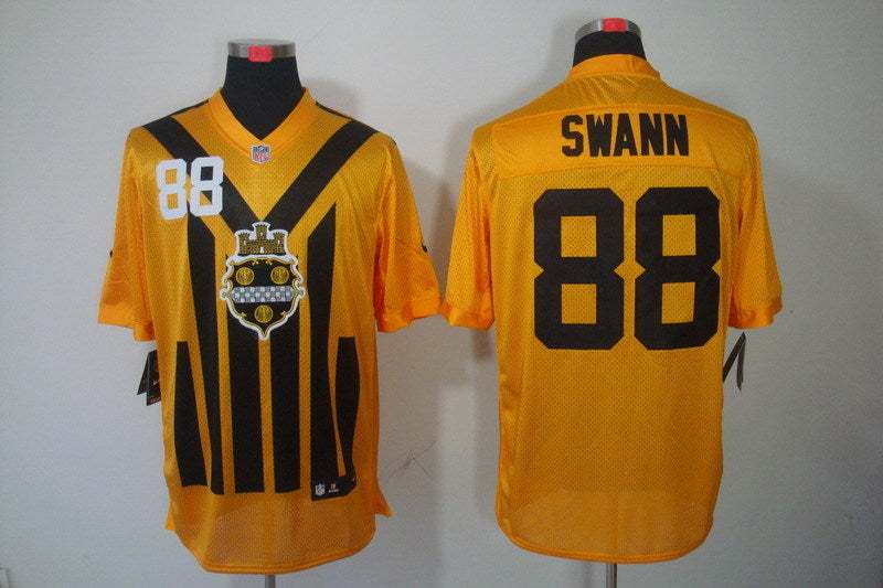 Men's Pittsburgh Steelers Lynn Swann #88 Gold Game Jersey1 football jersey product view 1