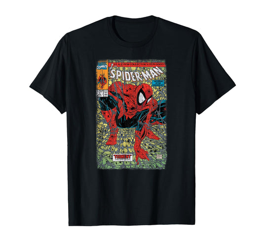 Superhero Supporter Apparel  Classic Web Hero Distressed Tee - T-Shirt, Sweatshirt, Hoodie