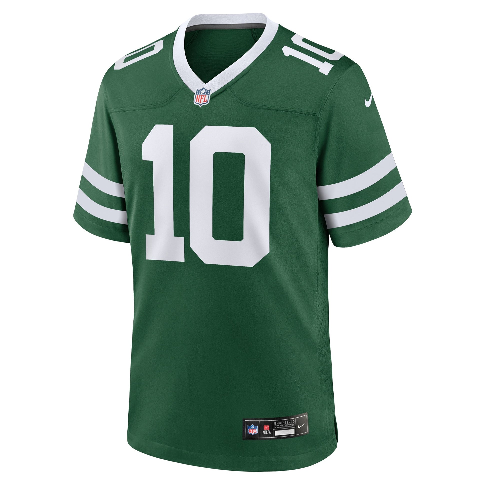 Allen Lazard New York Jets Nike Team Game Jersey - Legacy Green football jersey product view 2