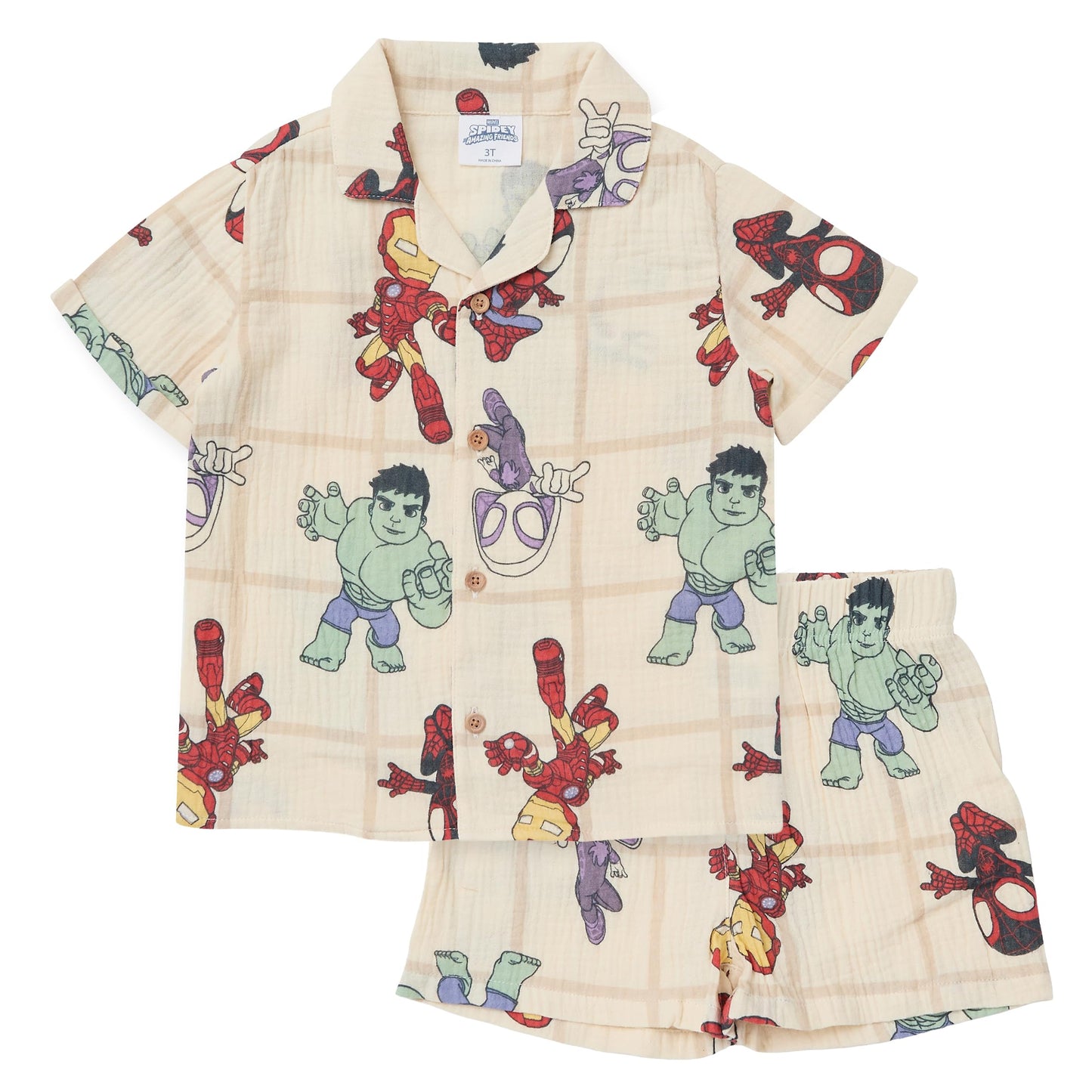 Boys' Superhero Apparel  Web Hero Active Shorts Set - T-Shirt, Sweatshirt, Hoodie