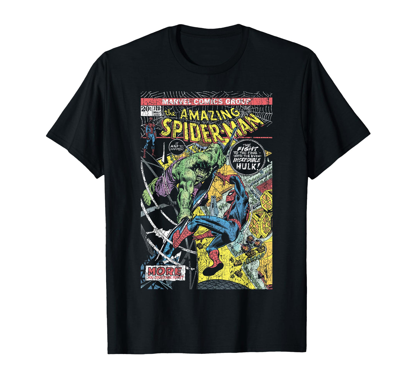 Comic Book Fan Apparel  Web Hero & Green Giant Retro Tee - T-Shirt, Sweatshirt, Hoodie