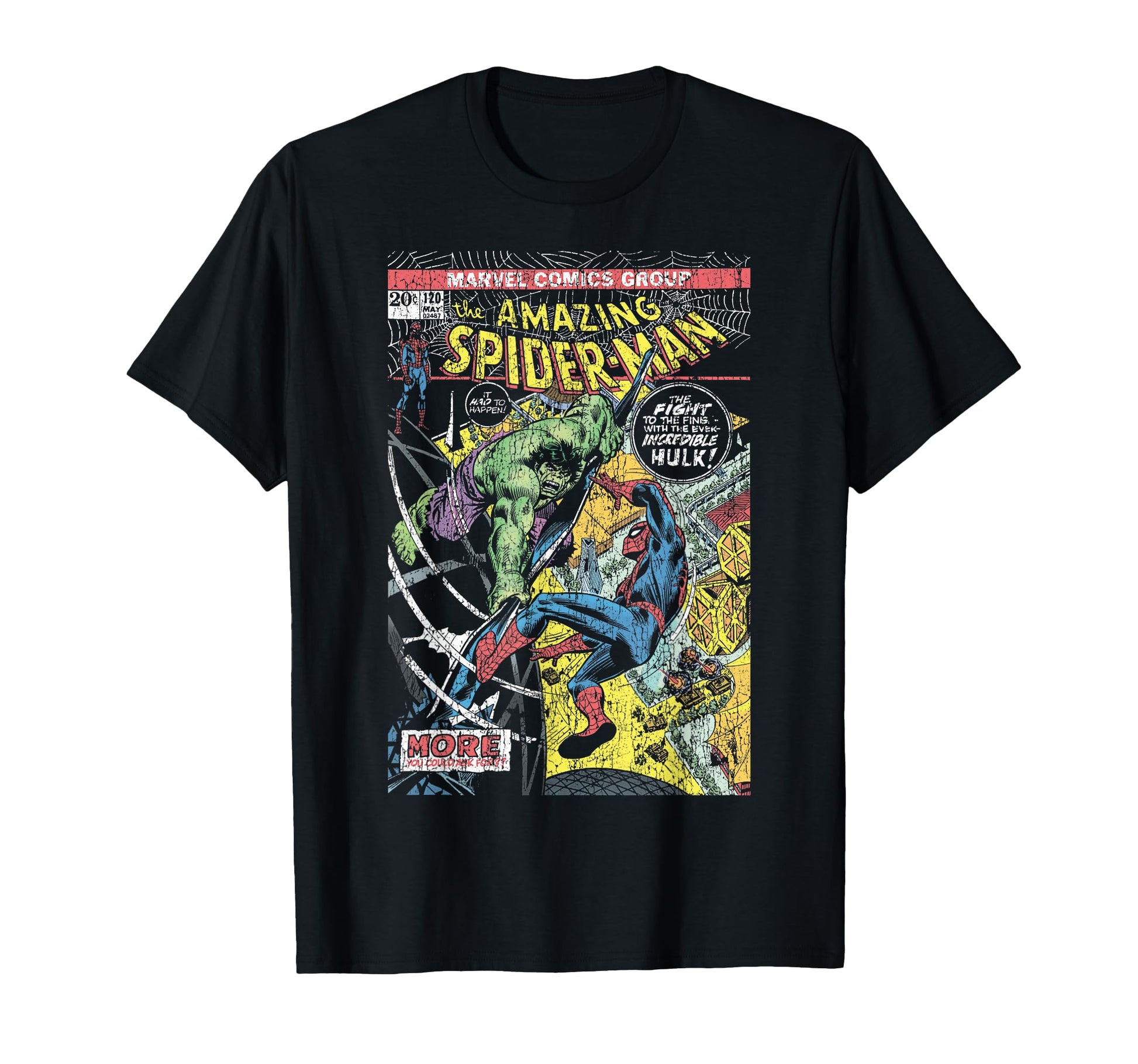Comic Book Fan Apparel  Web Hero & Green Giant Retro Tee - T-Shirt, Sweatshirt, Hoodie