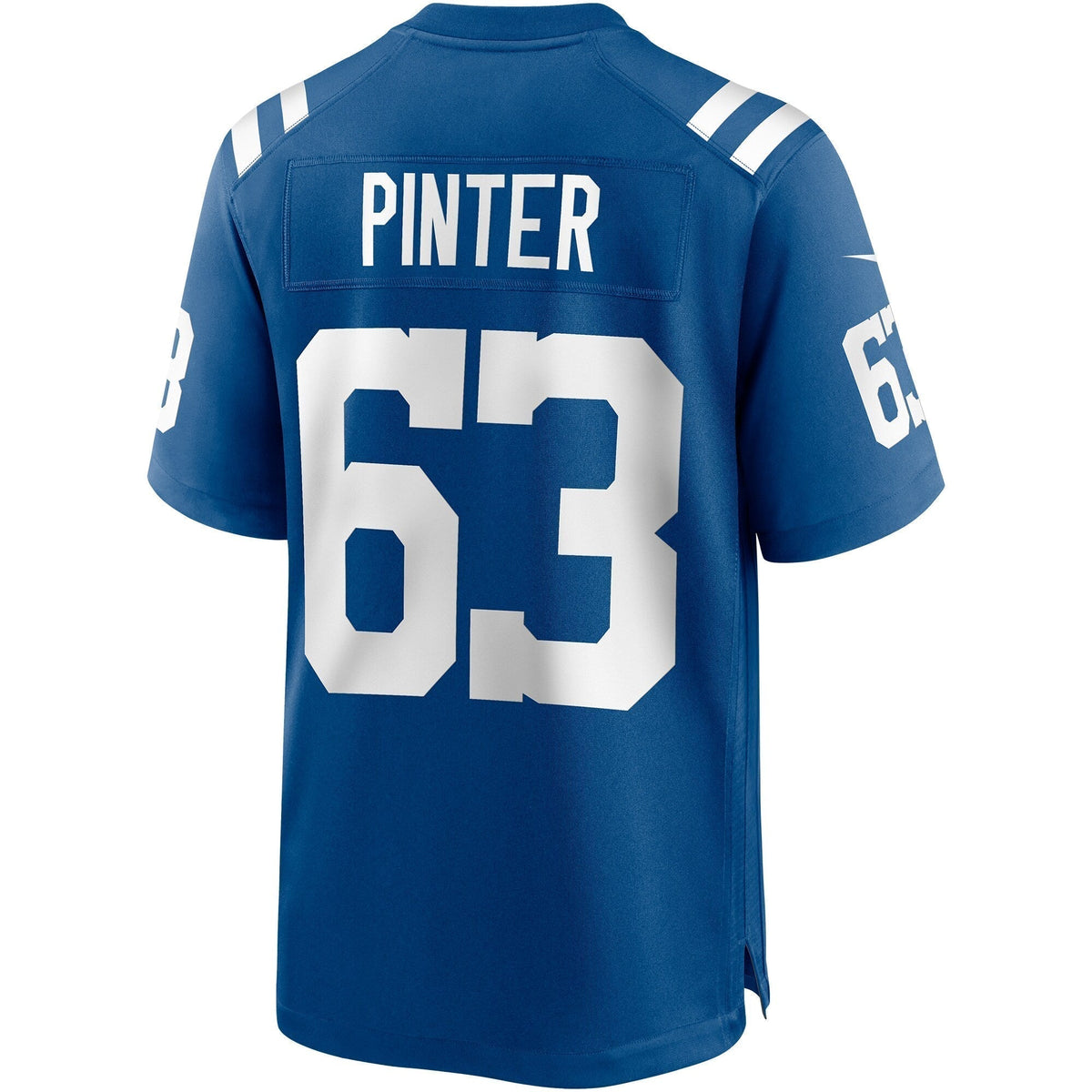 Danny Pinter Indianapolis Colts Nike Game Jersey - Royal football jersey product view 3