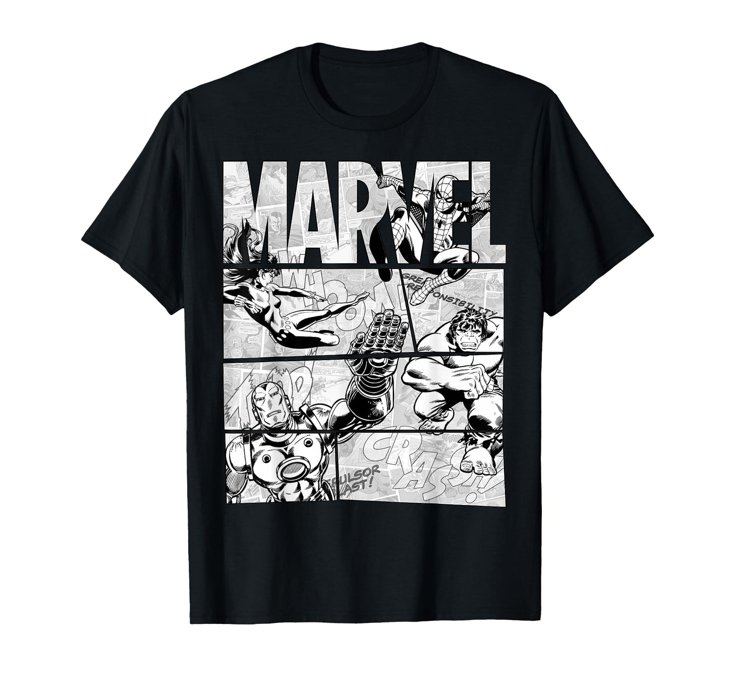 Superhero Supporter Shirt  Retro Black & White Comic Graphic Tee - T-Shirt, Sweatshirt, Hoodie
