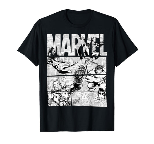 Superhero Supporter Shirt  Retro Black & White Comic Graphic Tee - T-Shirt, Sweatshirt, Hoodie