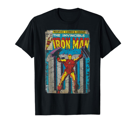 Armored Hero Fan Shirt  Classic Retro Comic Cover Graphic Tee - T-Shirt, Sweatshirt, Hoodie