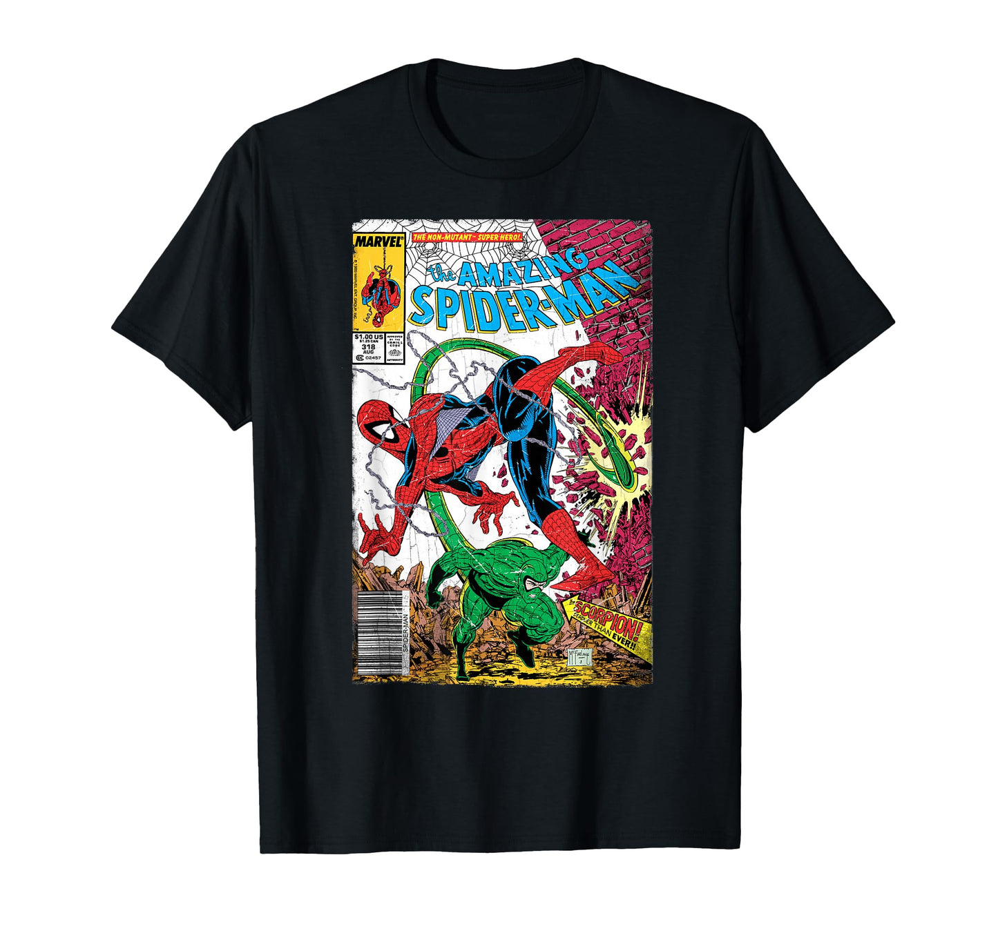 Comic Collector Apparel  Classic Scorpion Cover Graphic Tee - T-Shirt, Sweatshirt, Hoodie