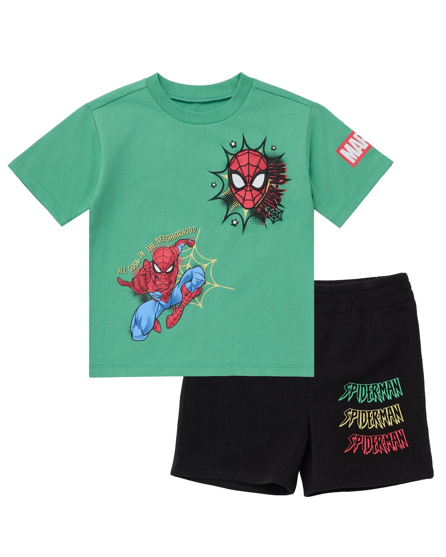 Boys' Superhero Apparel  Web Crawler T-Shirt and Shorts Set - T-Shirt, Sweatshirt, Hoodie