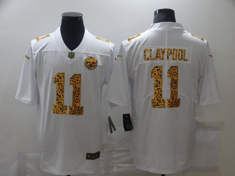 Men's Pittsburgh Steelers Chase Claypool #11 White Game Player Jersey1 football jersey product view 1