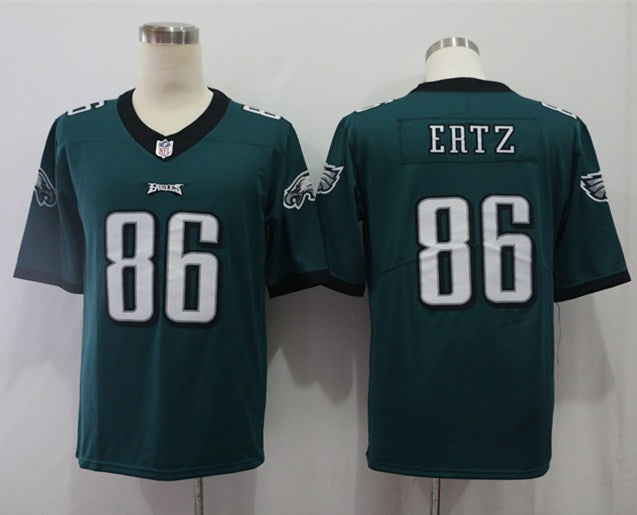 Men's Philadelphia Eagles Zach Ertz #86 Midnight Green Game Jersey1 football jersey product view 1