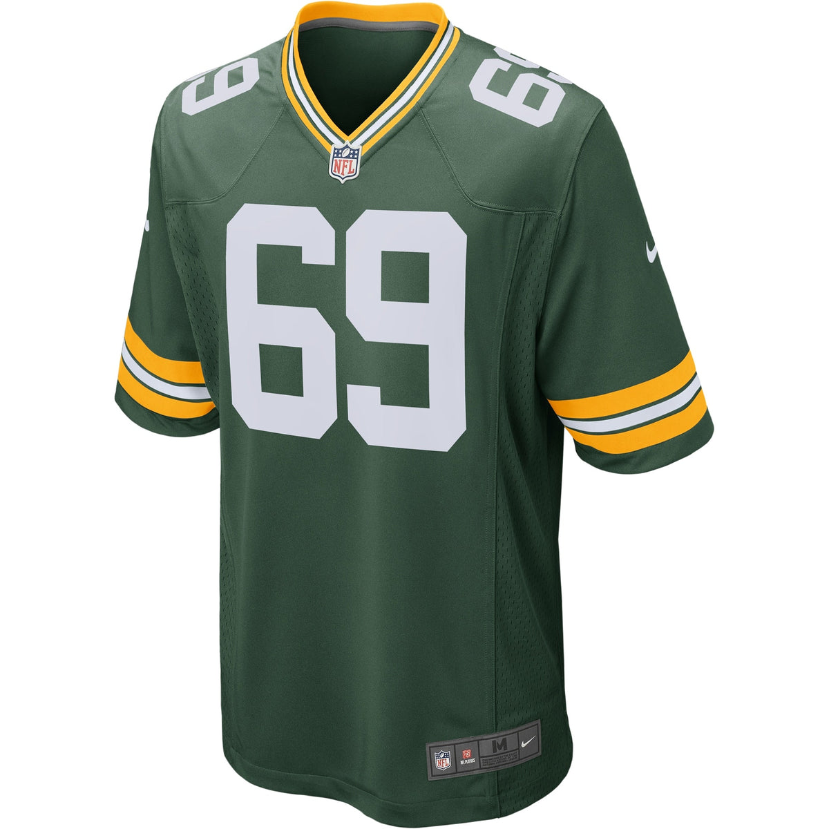 David Bakhtiari Green Bay Packers Nike Game Jersey - Green football jersey product view 2