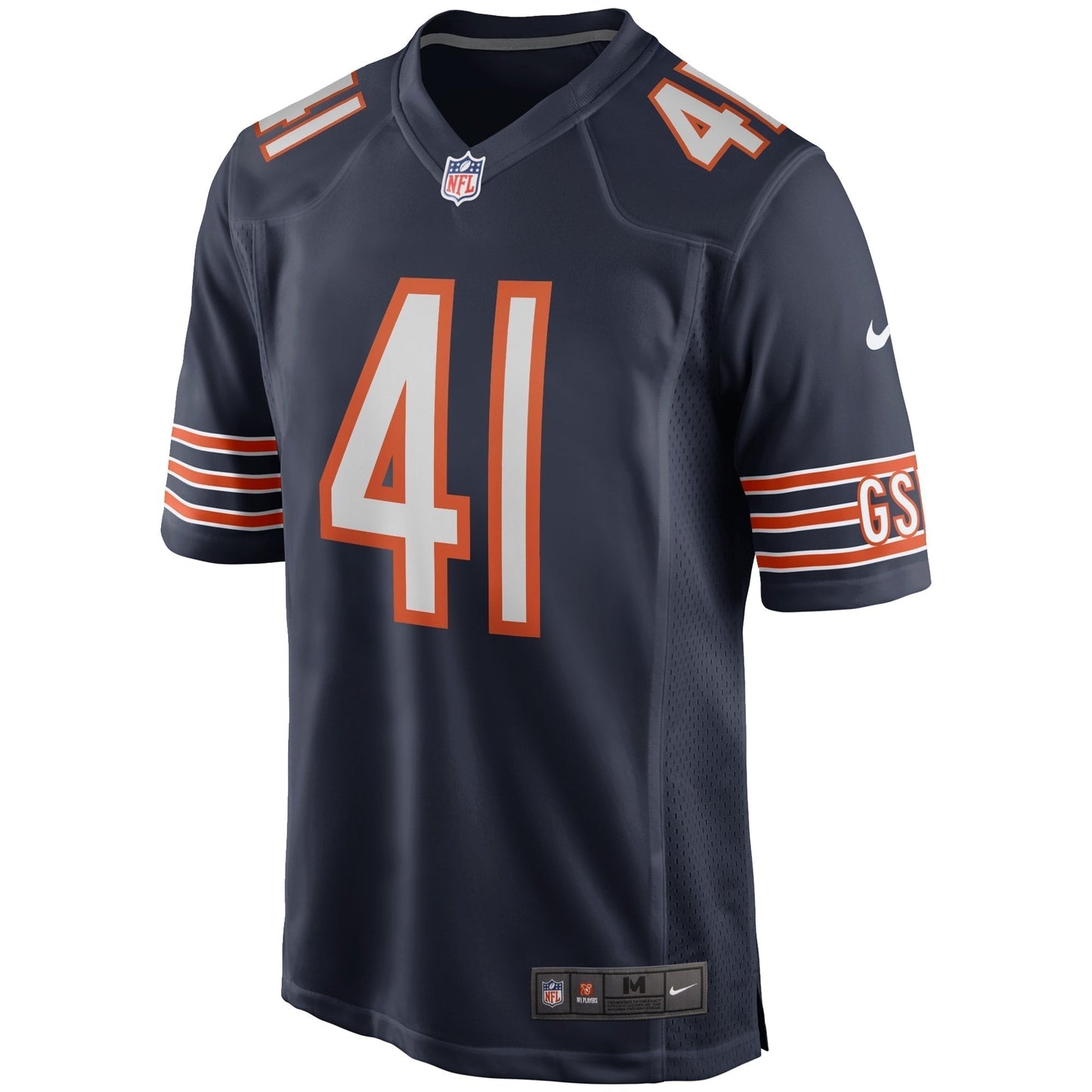 Brian Piccolo Chicago Bears Nike Game Retired Jersey - Navy football jersey product view 2