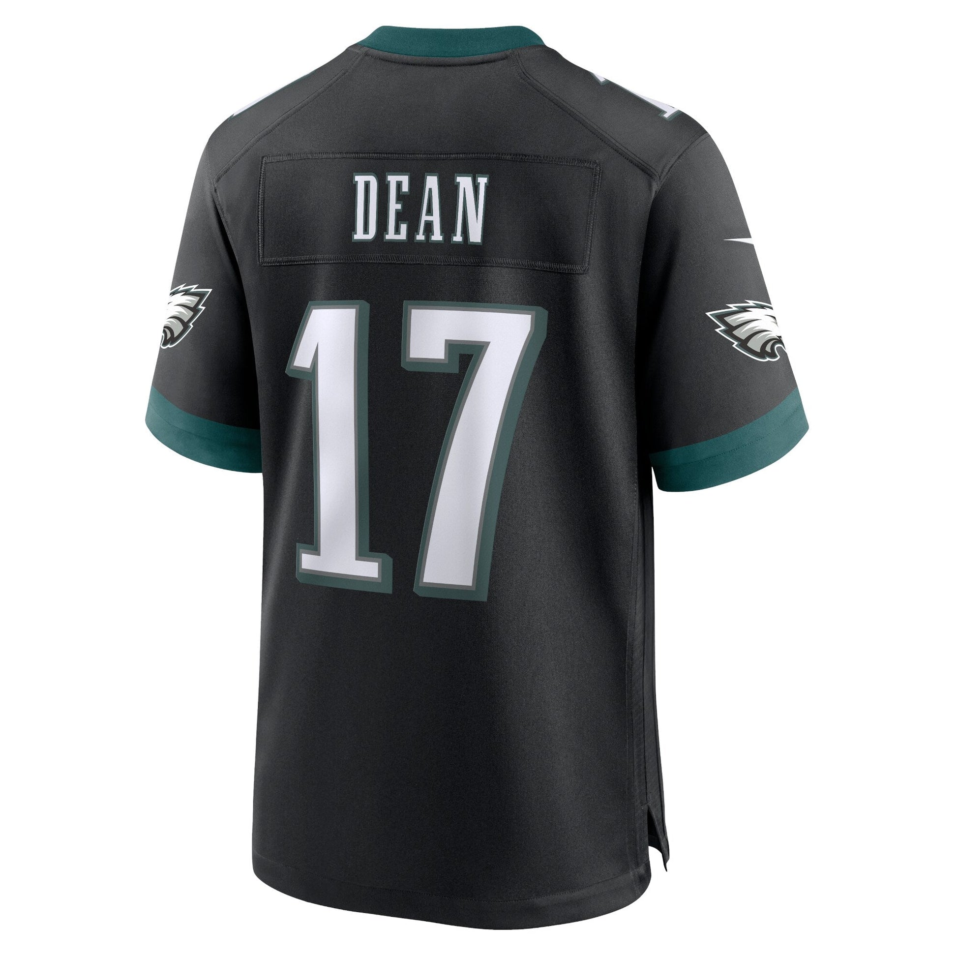 Nakobe Dean Philadelphia Eagles Nike Alternate Game Jersey - Black football jersey product view 3