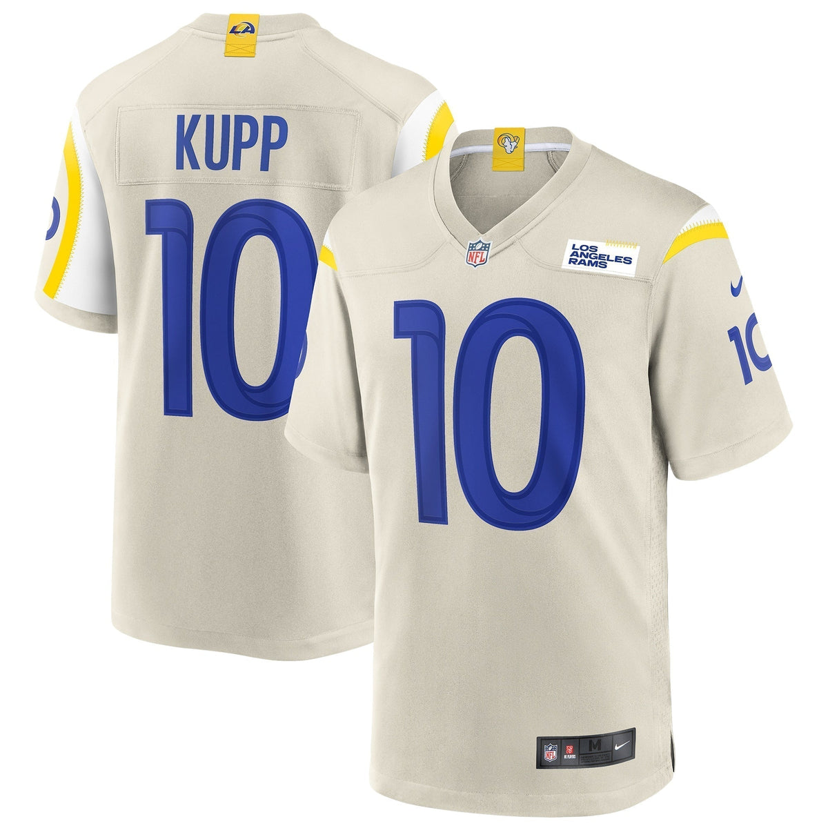 Cooper Kupp Los Angeles Rams Nike Game Jersey - Bone football jersey product view 1