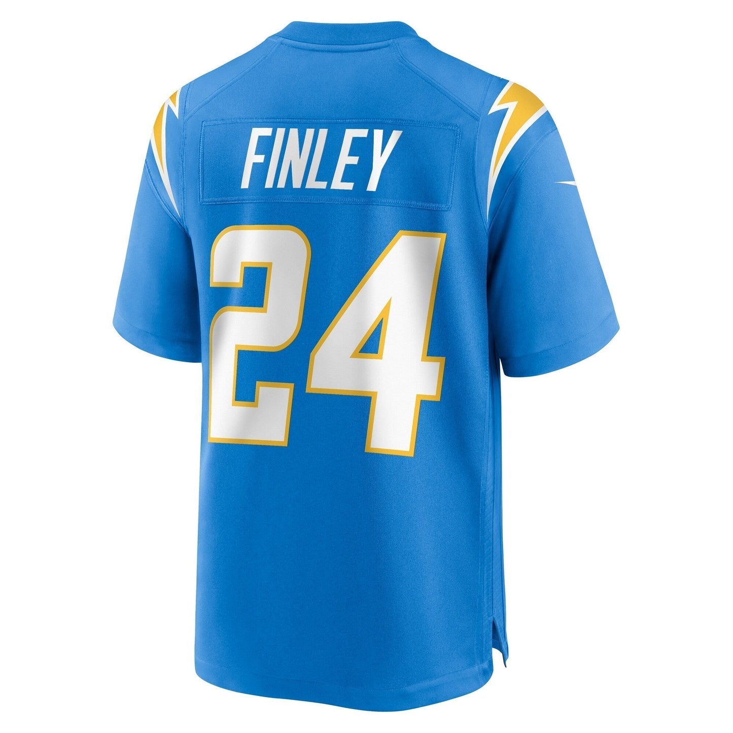 AJ Finley Los Angeles Chargers Nike Team Game Jersey - Powder Blue football jersey product view 3