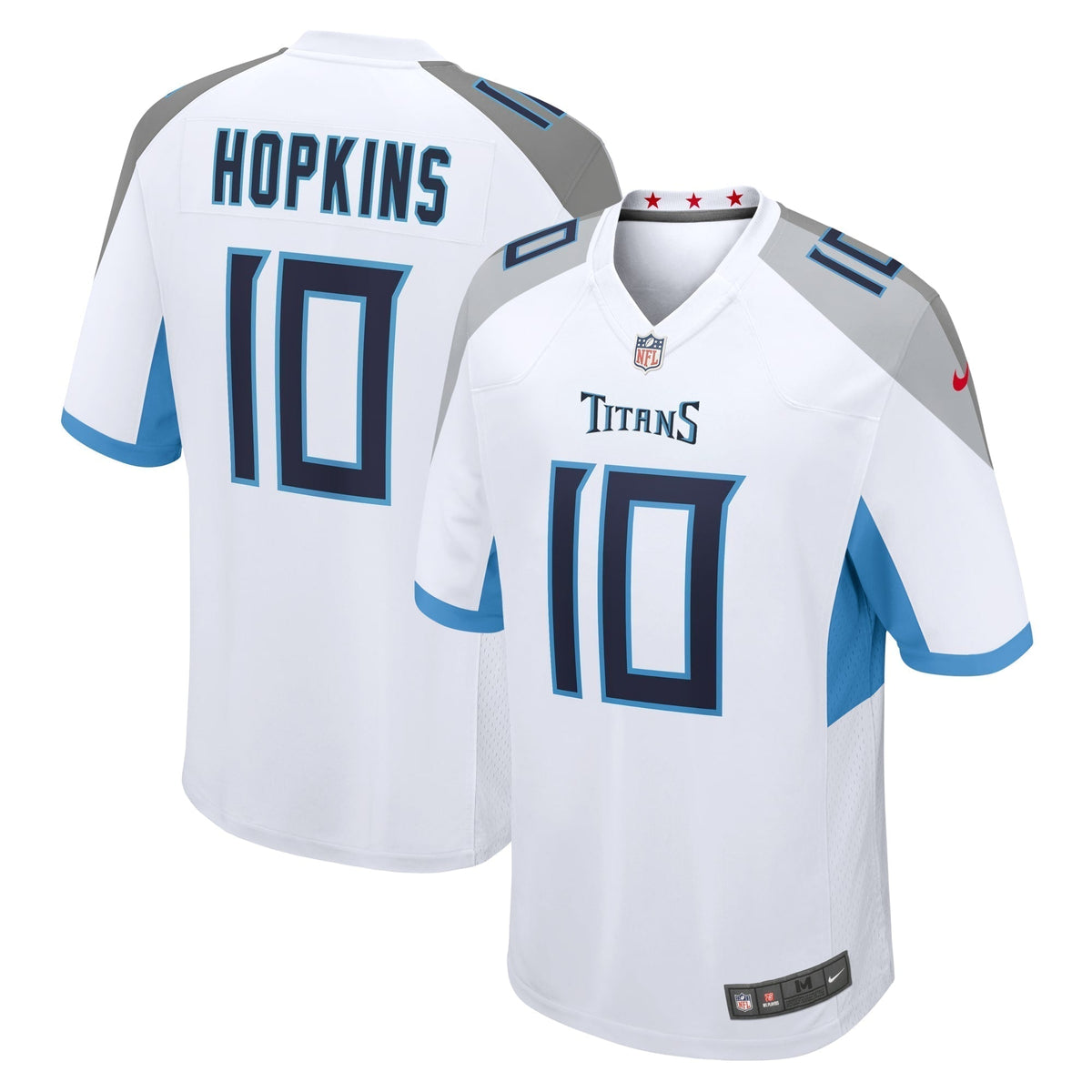 DeAndre Hopkins Tennessee Titans Nike Game Jersey - White football jersey product view 1