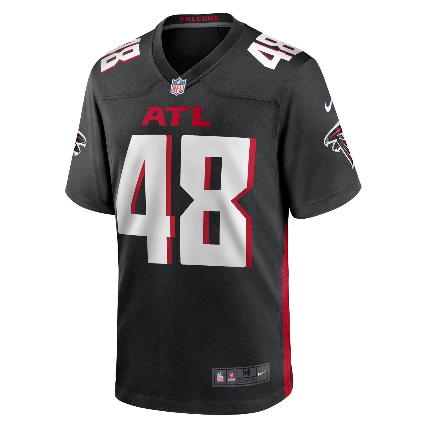 Bud Dupree Atlanta Falcons Nike Game Jersey - Black football jersey product view 2